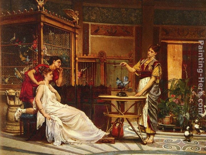 Leon Glaize The Bird Charmer